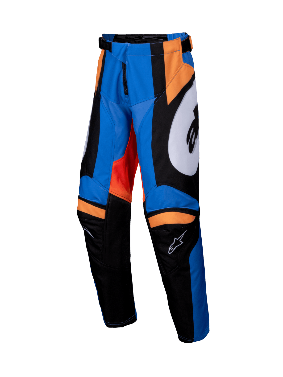 Alpinestars Jeunes Racer Melt Pantalon Motocross Orange Bleu - MxProStoreParts