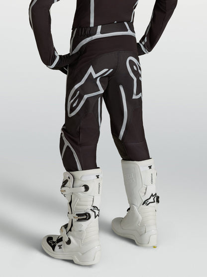 Alpinestars Pantalones Fluid Apex V2 Infantil 2027 Negro y Plateado - MxProStoreParts