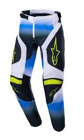 Alpinestars 2023 Racer Push Pantalon cross enfant Bleu / Blanc