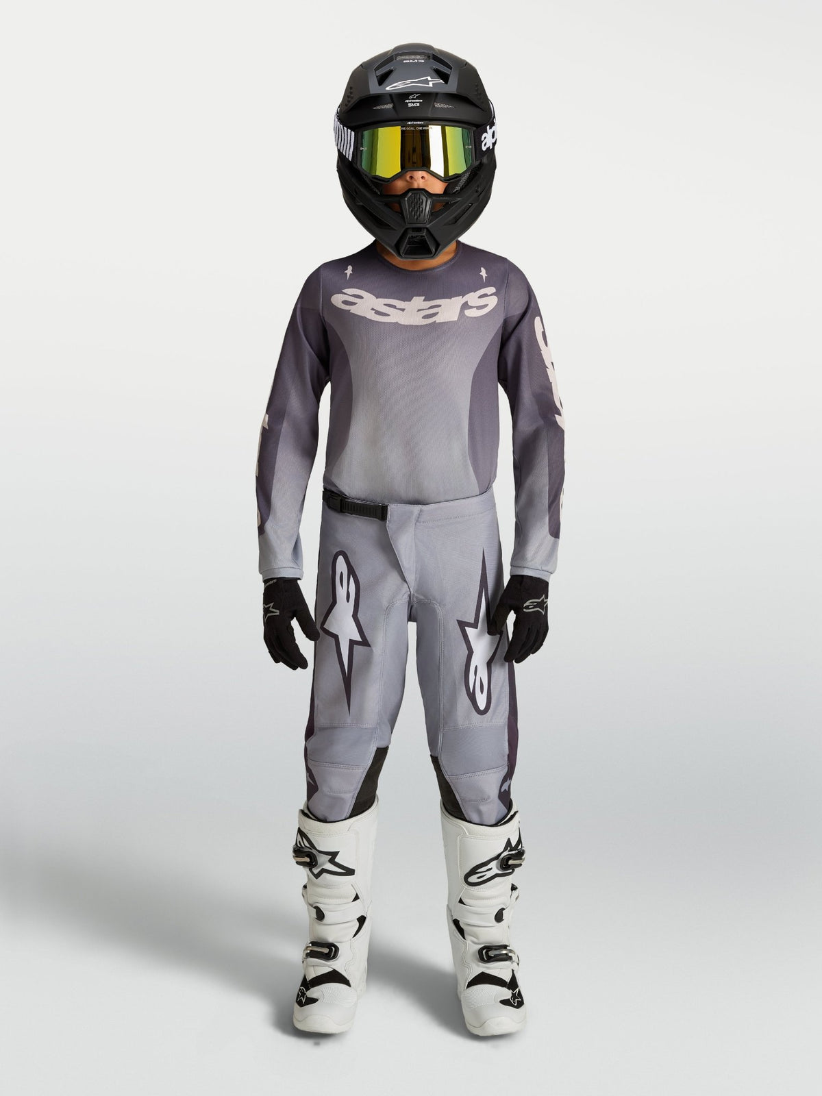 Alpinestars Pantalon Fluid Amber pour Jeunes 2027 Graystone Cold Gr Lilas Clair - MxProStoreParts