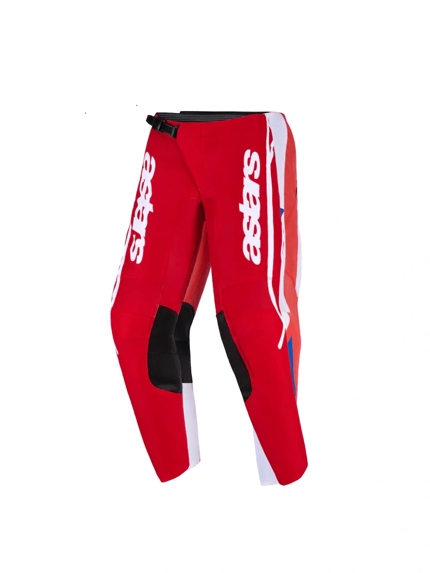 Alpinestars 2026 Fluid Apex Kids' Motocross Pants Red/White - MxProStoreParts