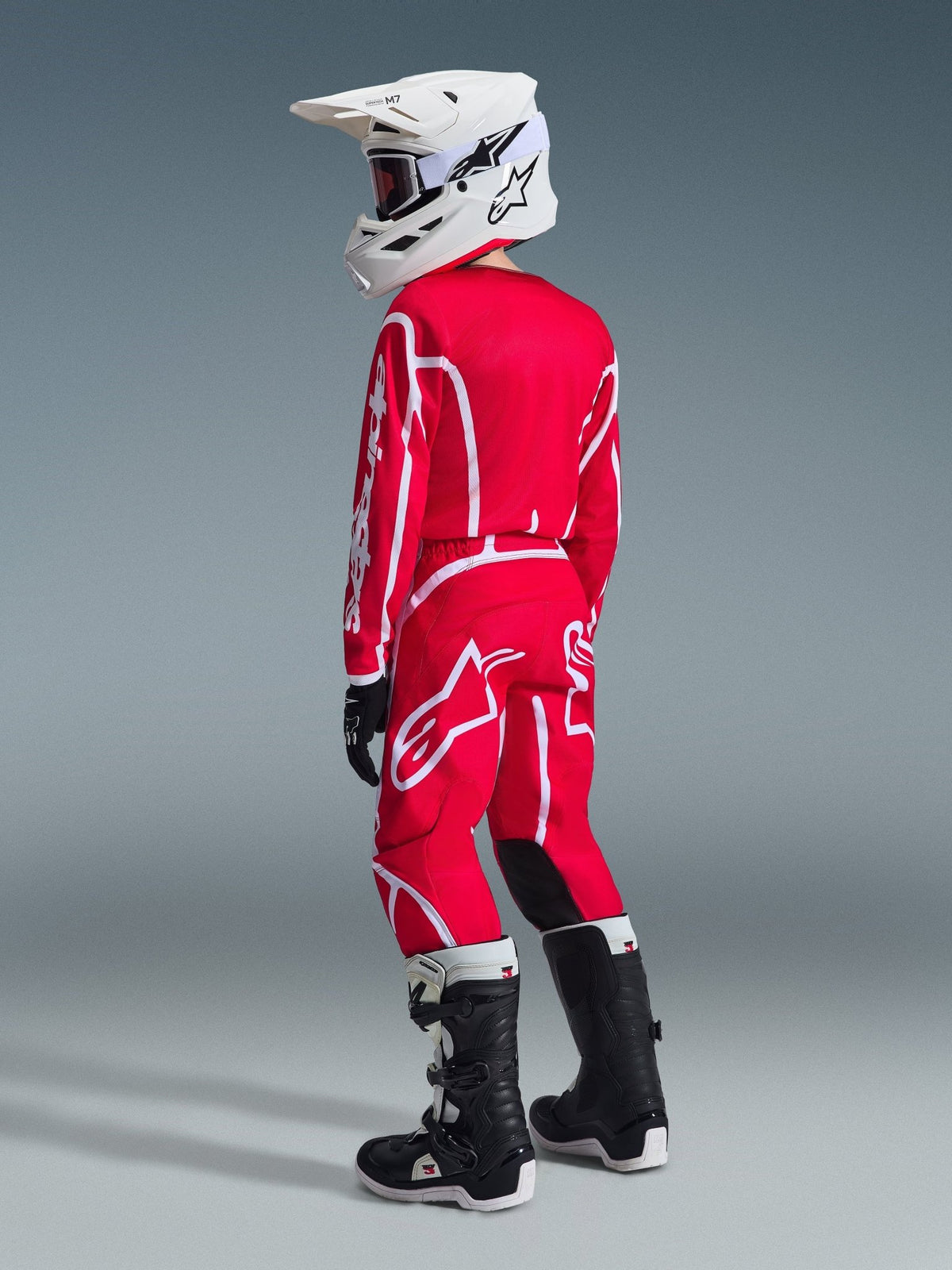 Alpinestars Youth Fluid Apex Pants 2026 Red White - MxProStoreParts