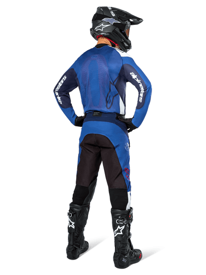 Alpinestars Pro-Dura Jersey Dark Blue Bright Blue White - MxProStoreParts