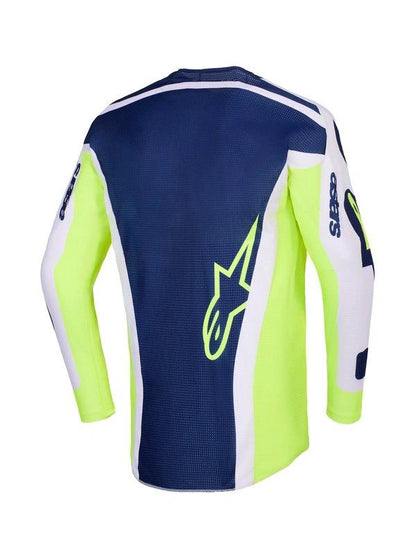 Maillot Alpinestars Racer Air Riway Gris/Jaune fluo/Bleu - MxProStoreParts