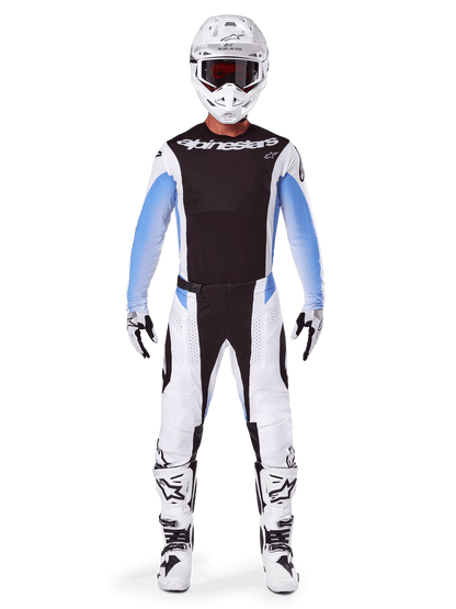 Alpinestars Techstar Melt Maillot Motocross Noir Bleu 2025 - MxProStoreParts