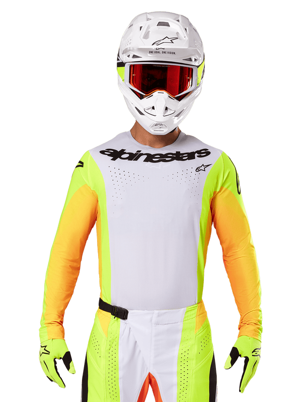 Alpinestars Techstar Melt Jersey 2025 Neon Gelb Schwarz - MxProStoreParts