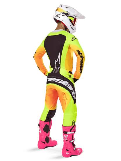 Alpinestars Techstar Melt Jersey 2025 Neon Gelb Schwarz - MxProStoreParts
