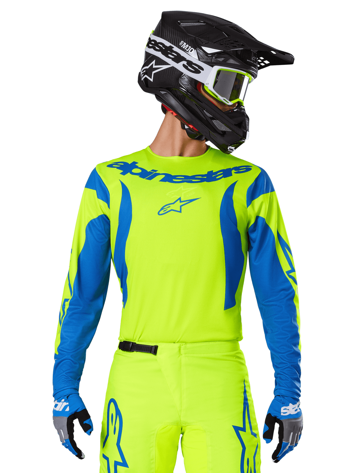 Alpinestars Fluid Haul Trikot 2025 Gelb Fluo Blau - MxProStoreParts