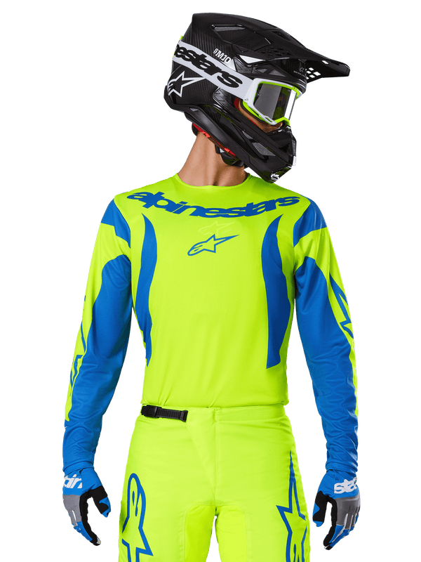 Alpinestars Fluid Haul Trikot 2025 Gelb Fluo Blau - MxProStoreParts