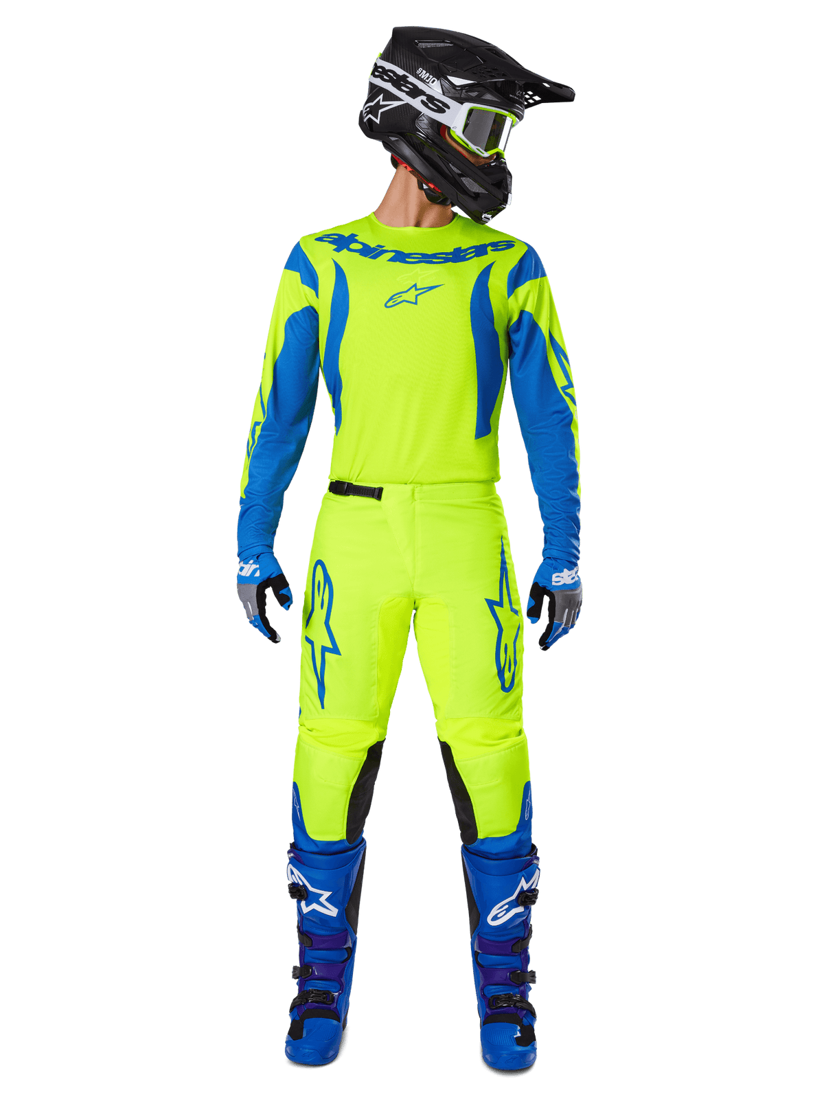 Alpinestars Fluid Haul Trikot 2025 Gelb Fluo Blau - MxProStoreParts