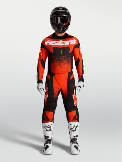 Alpinestars Techstar Swan Maillot 2027 rouge cardinal, noir et blanc - MxProStoreParts