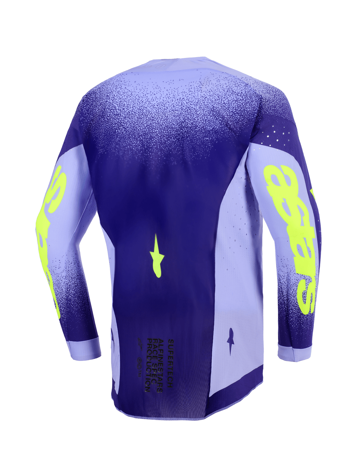 Alpinestars Supertech Scenz Jersey Fluoro Púrpura Amarillo - MxProStoreParts