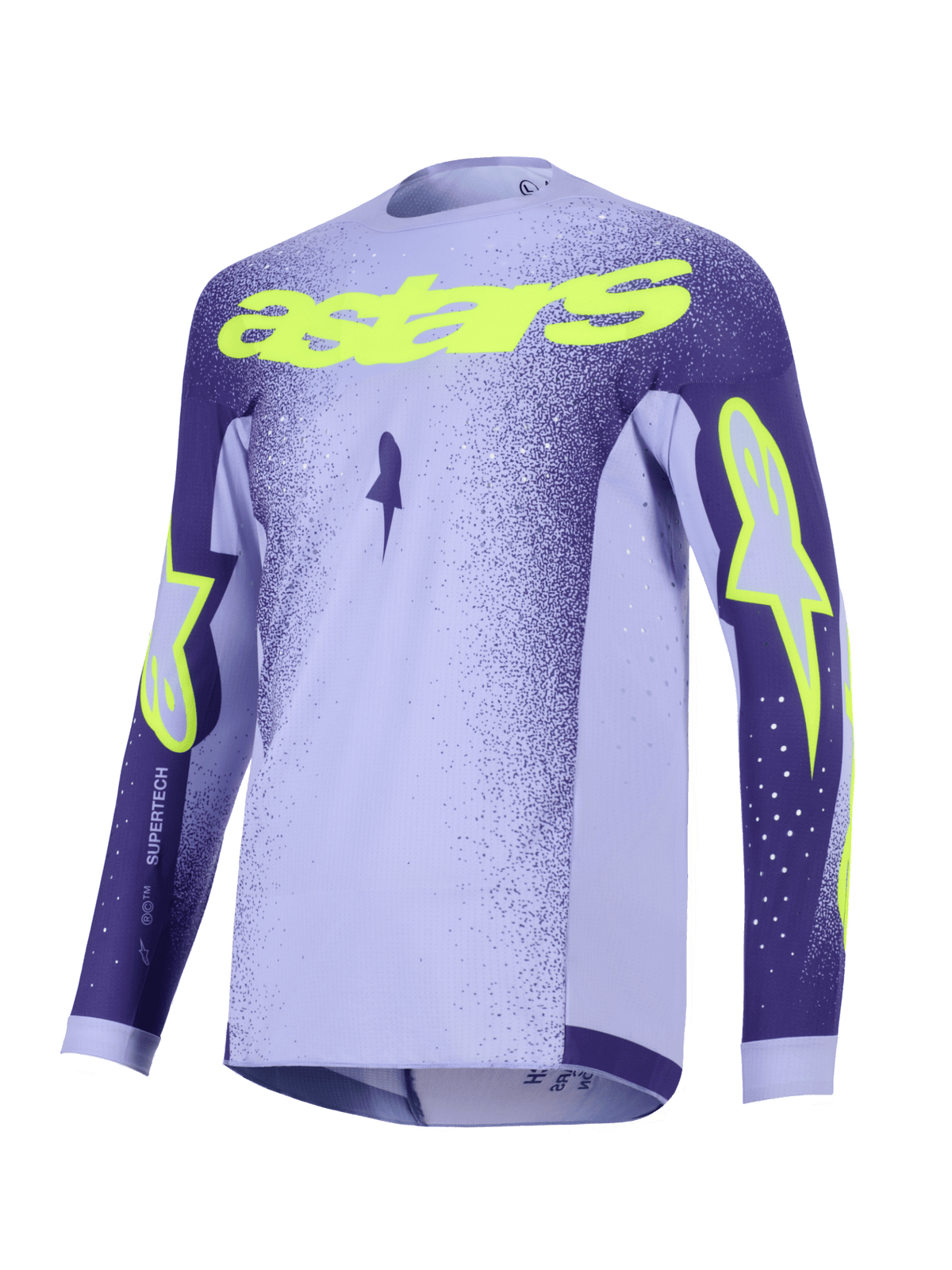 Alpinestars Supertech Scenz Jersey Fluoro Púrpura Amarillo - MxProStoreParts