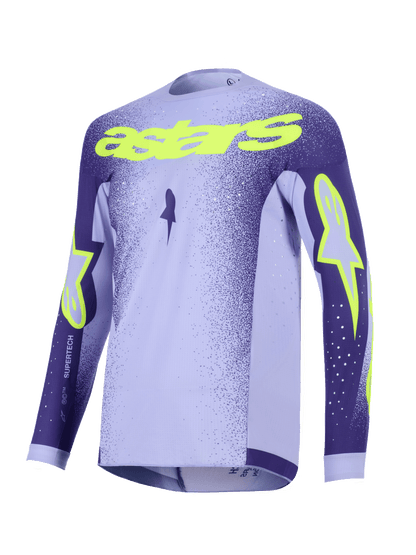 Alpinestars Supertech Scenz Jersey Fluoro Púrpura Amarillo - MxProStoreParts