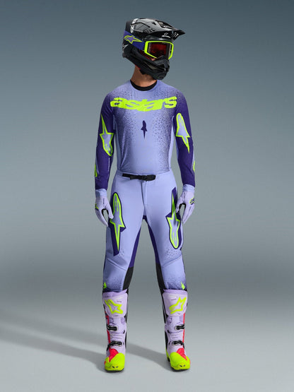 Alpinestars Supertech Scenz Jersey Fluoro Púrpura Amarillo - MxProStoreParts