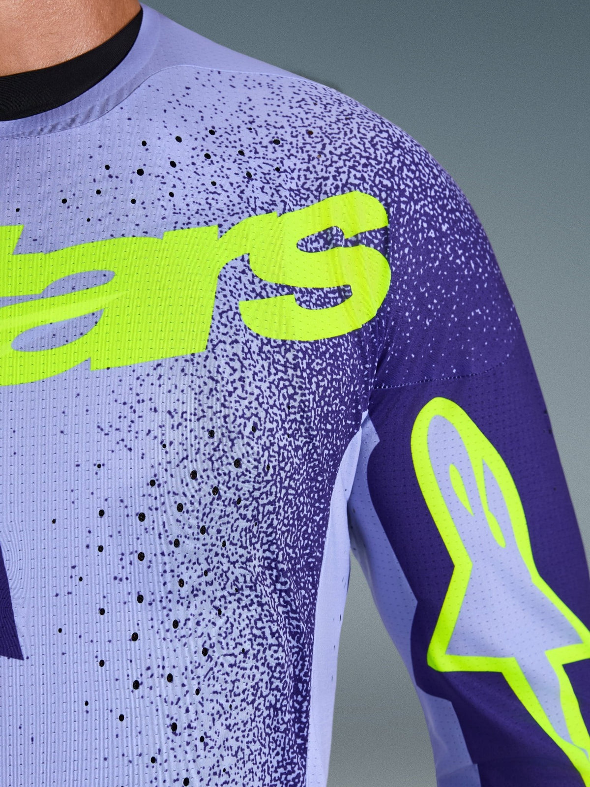Alpinestars Supertech Scenz Jersey Fluoro Púrpura Amarillo - MxProStoreParts