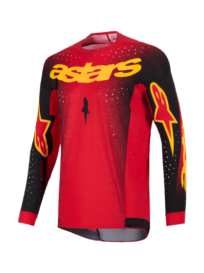 Alpinestars Supertech Scenz Camiseta 2026 Rojo Negro Amarillo - MxProStoreParts