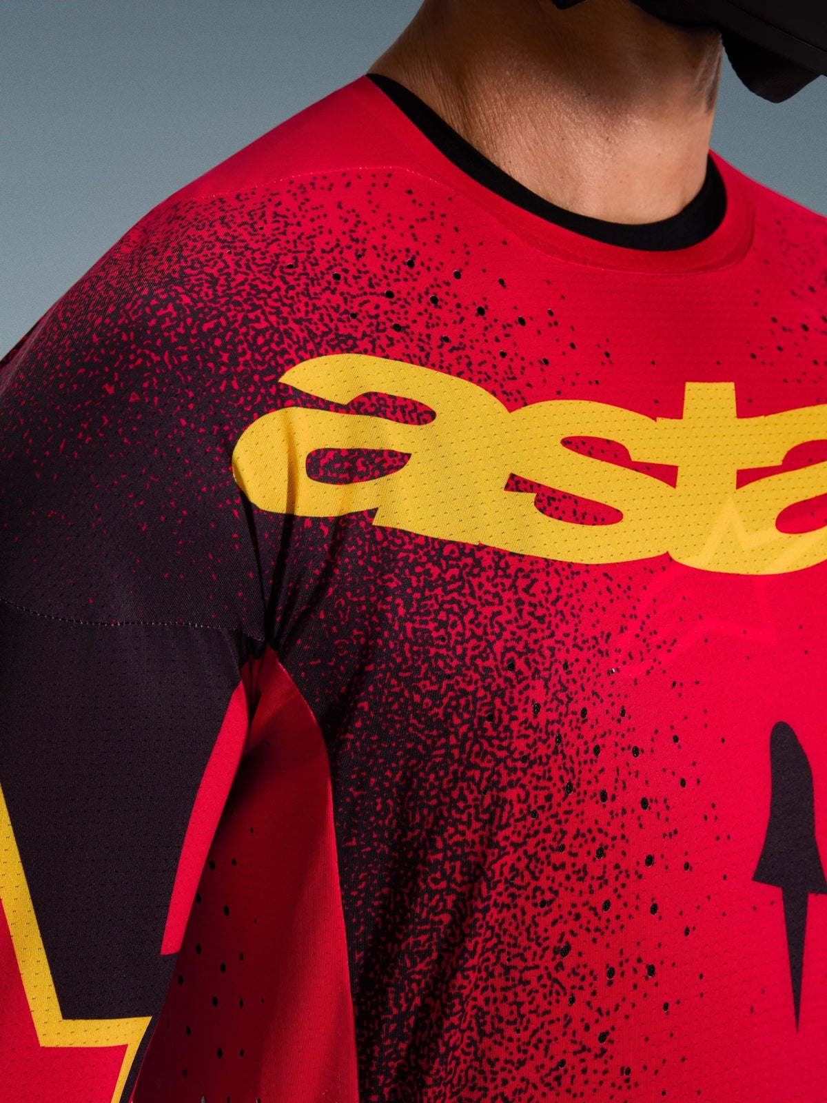 Alpinestars Supertech Scenz Camiseta 2026 Rojo Negro Amarillo - MxProStoreParts
