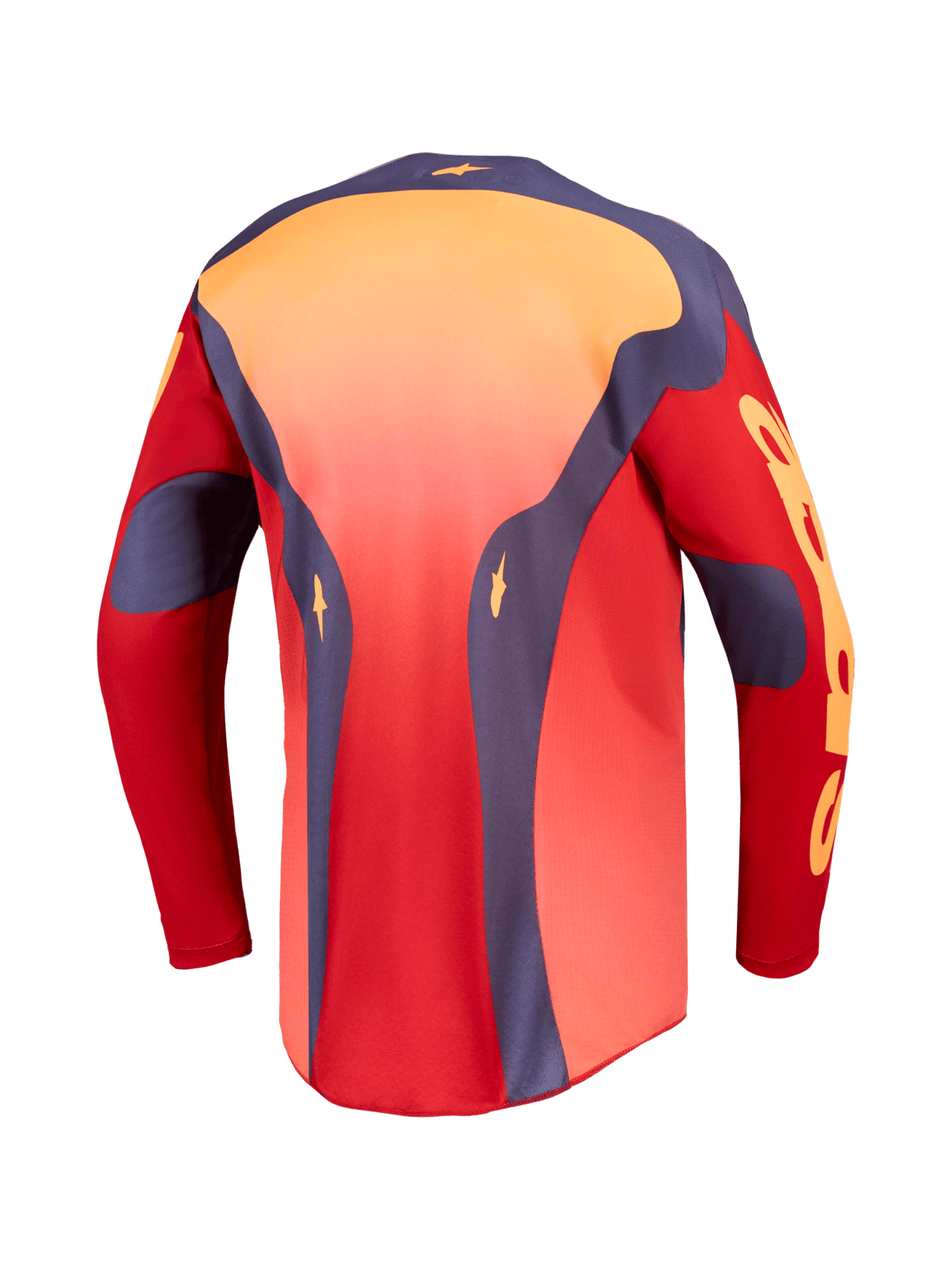 Alpinestars Maillot Racer Hunt 2027 Rouge Feu Gris Pierre Corail Chaud - MxProStoreParts