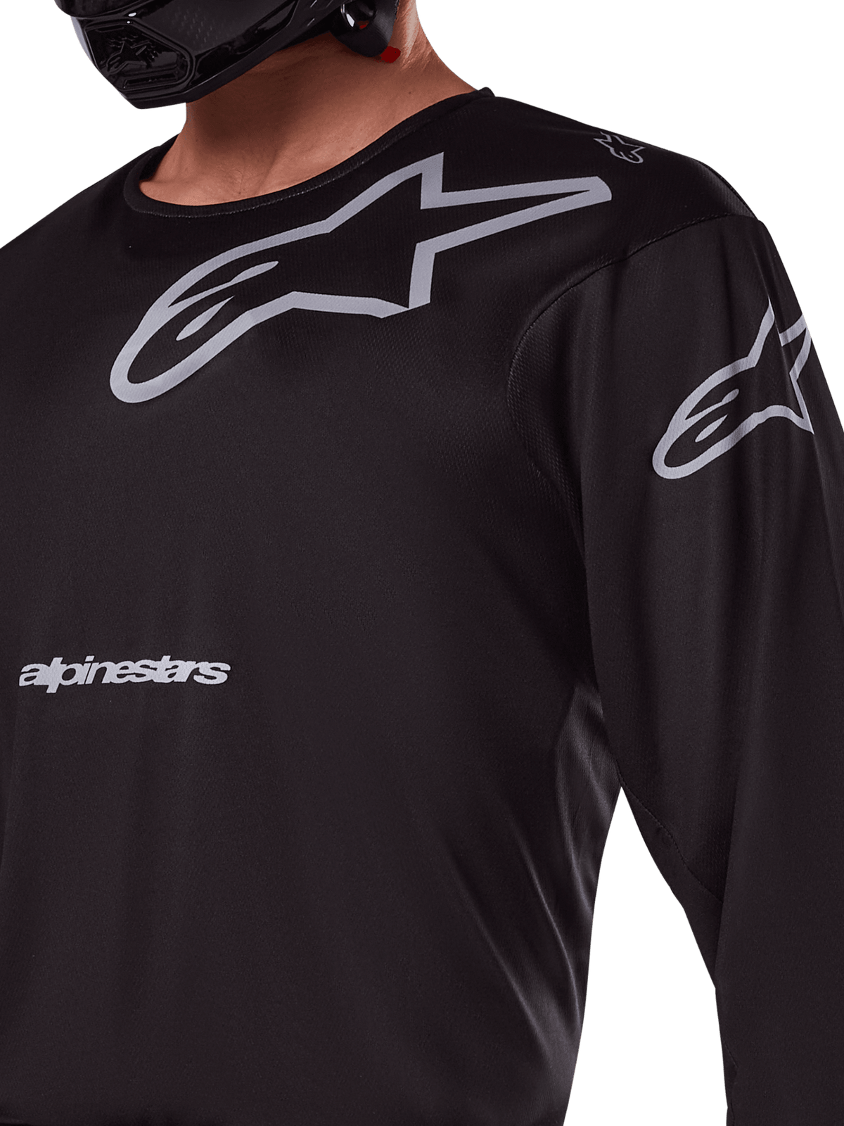 Alpinestars 2025 Racer Graphite Jersey Offroad Negro y Gris - MxProStoreParts