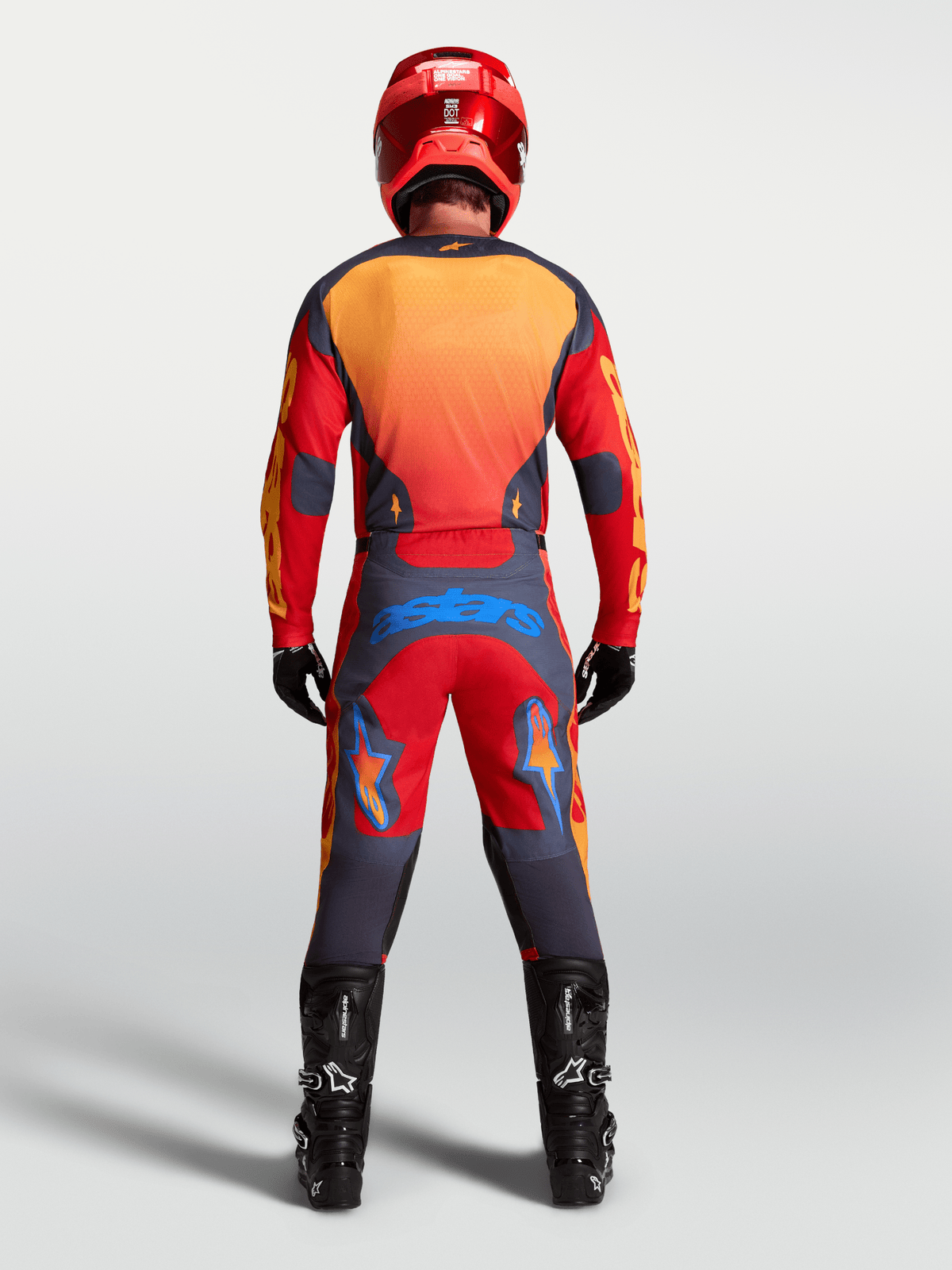 Alpinestars Racer Hunt Pantalon 2027 Rouge Feu Graystone Hot Coral - MxProStoreParts
