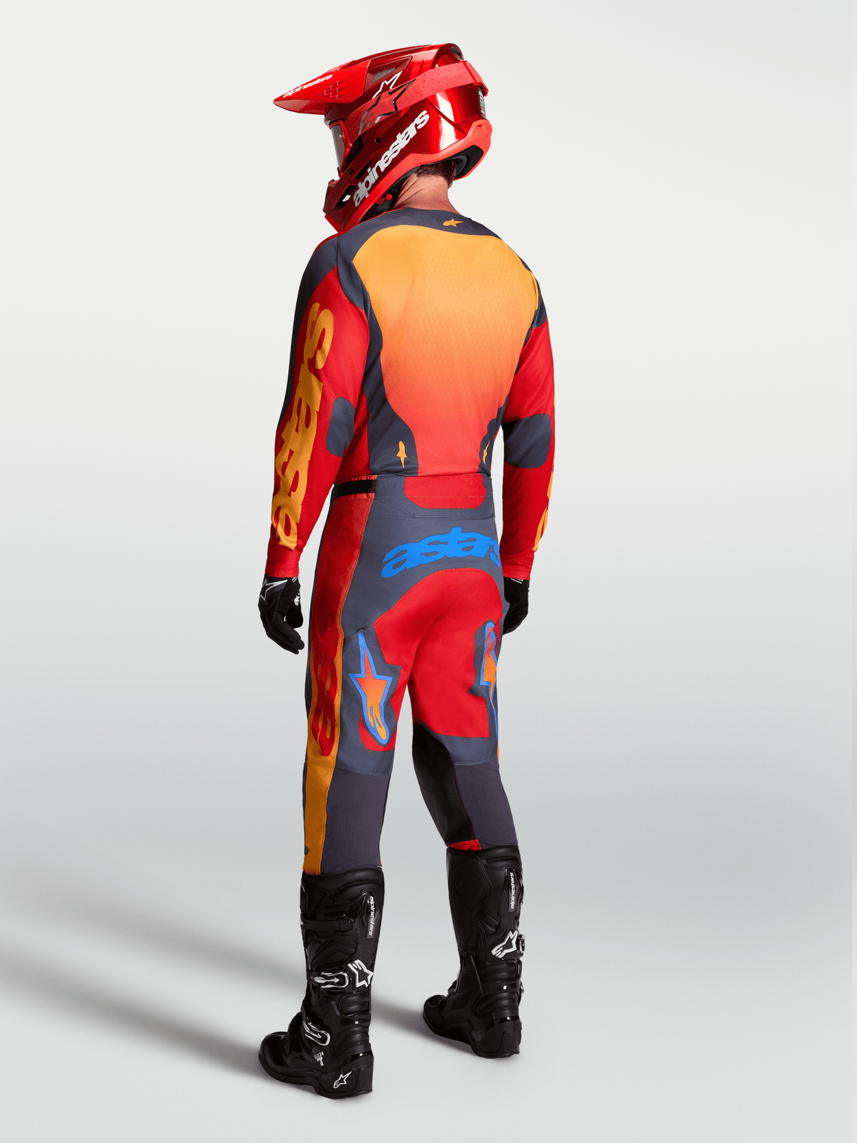 Alpinestars Racer Hunt Pantalon 2027 Rouge Feu Graystone Hot Coral - MxProStoreParts