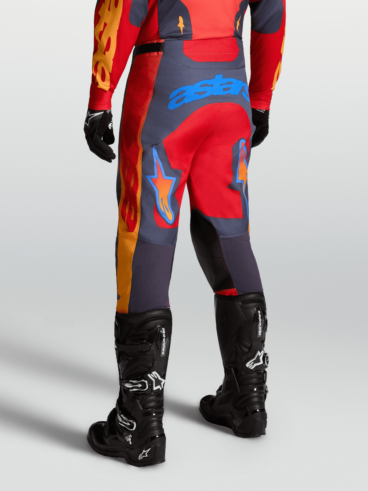 Alpinestars Racer Hunt Pantalon 2027 Rouge Feu Graystone Hot Coral - MxProStoreParts
