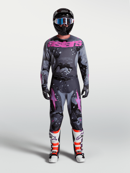 Alpinestars Racer Lone Jersey 2027 Grey Camo Purple - MxProStoreParts