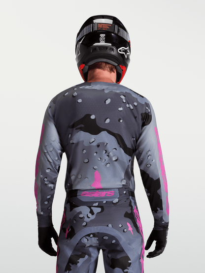 Alpinestars Racer Lone Jersey 2027 Grey Camo Purple - MxProStoreParts