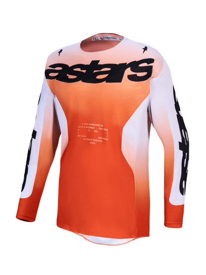 Alpinestars Maillot Racer Amber 2027 Rouge Cardinal, Lilac clair et Noir - MxProStoreParts