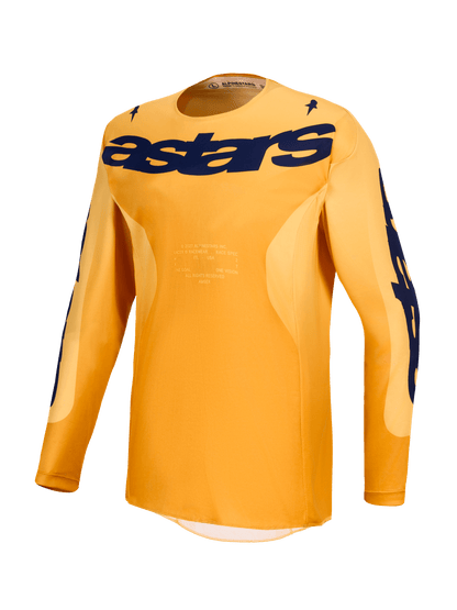 Alpinestars Racer Amber Jersey 2027 – Orange Gold Deep Blue - MxProStoreParts