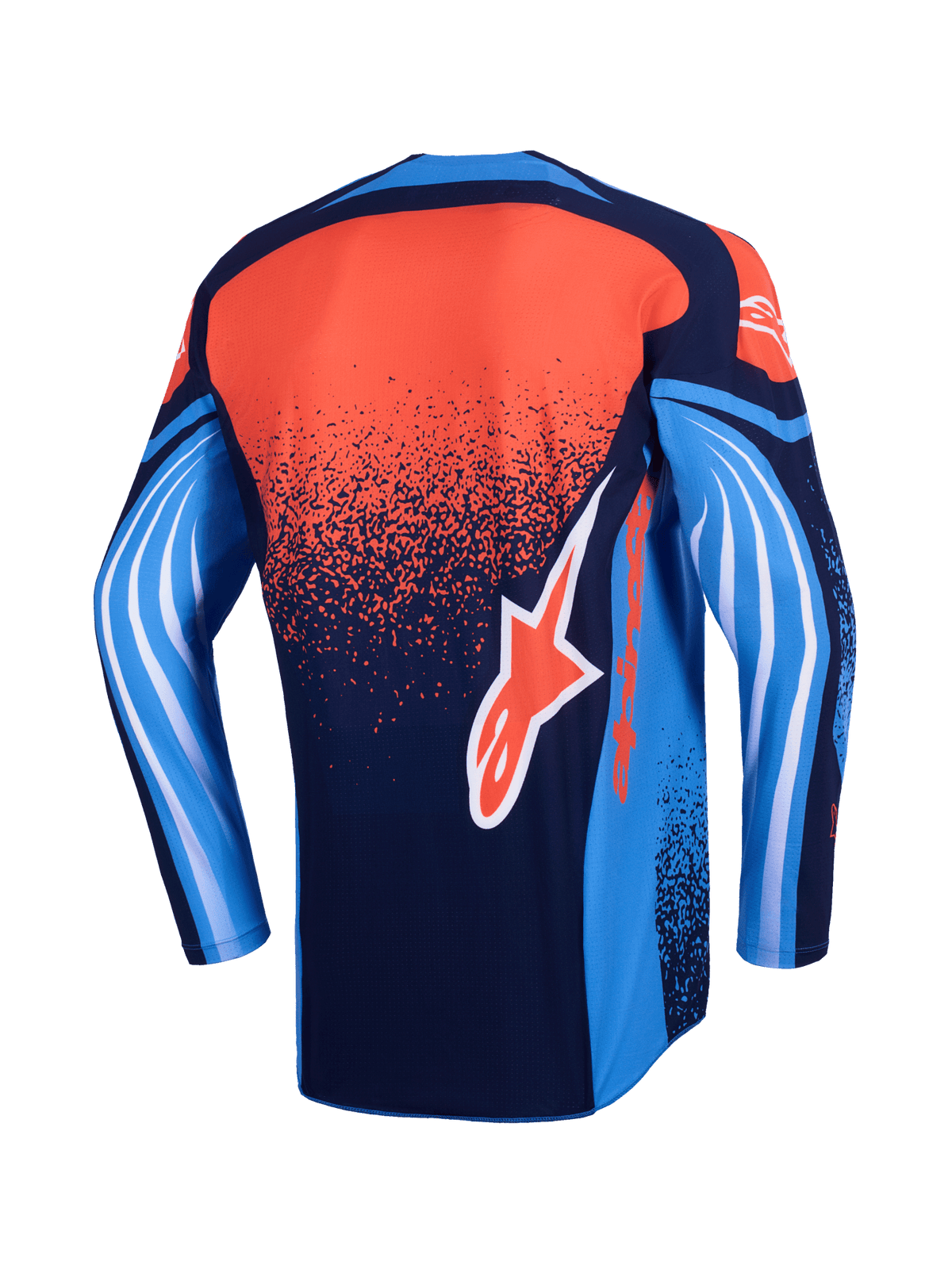 Alpinestars Techstar Nomur Jersey, Dark Navy Orange UCLA Blue - MxProStoreParts