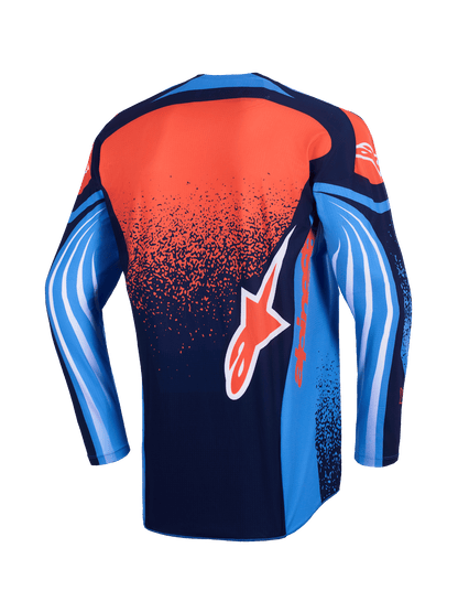 Alpinestars Techstar Nomur Jersey, Dark Navy Orange UCLA Blue - MxProStoreParts