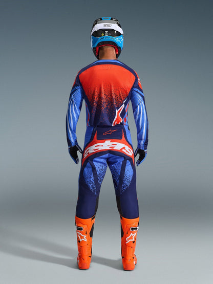 Alpinestars Techstar Nomur Jersey, Dark Navy Orange UCLA Blue - MxProStoreParts
