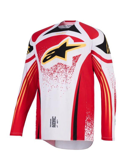 Alpinestars Maillot Techstar Nomur Gris/Rouge/Noir - MxProStoreParts