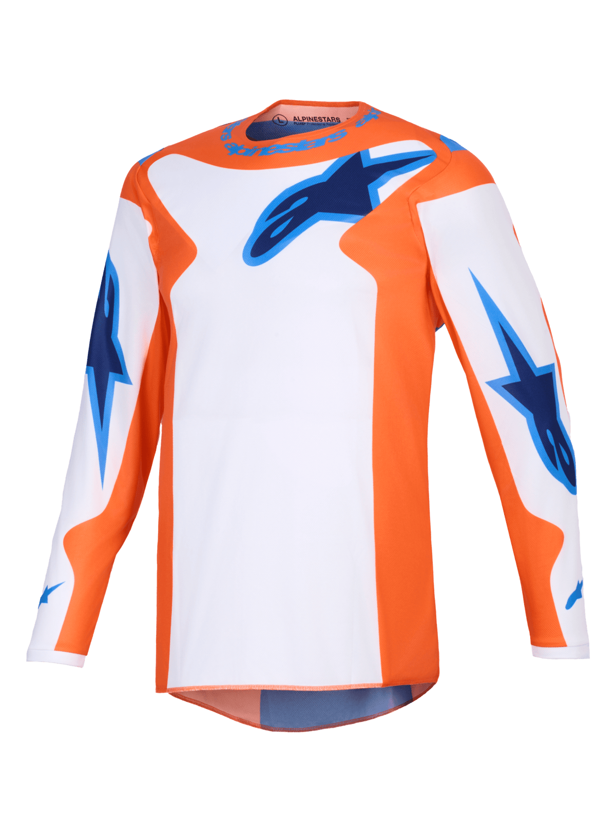 Alpinestars Camiseta Fluid Grid 2026 Naranja UCLA Azul - MxProStoreParts