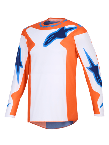 Alpinestars Camiseta Fluid Grid 2026 Naranja UCLA Azul - MxProStoreParts