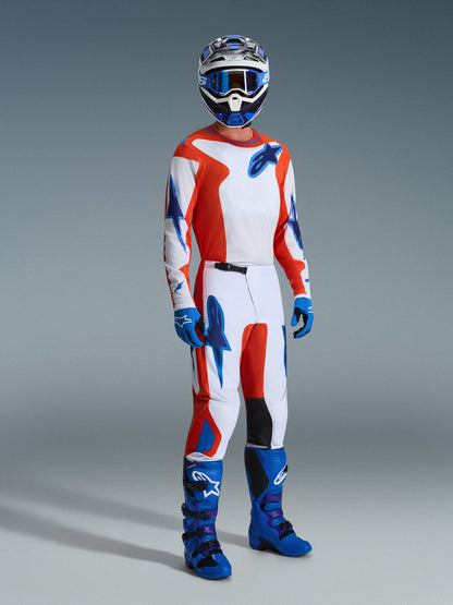 Alpinestars Camiseta Fluid Grid 2026 Naranja UCLA Azul - MxProStoreParts