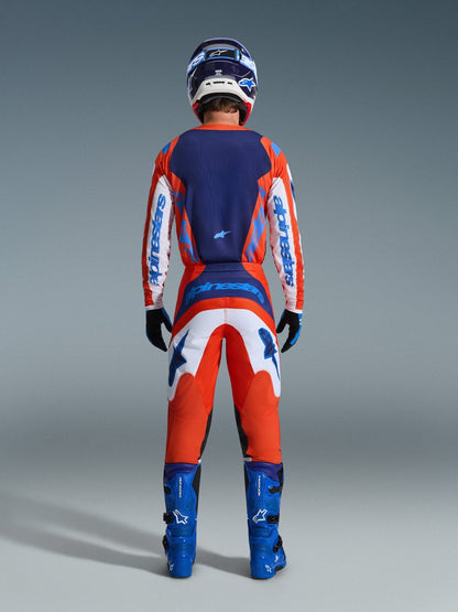 Alpinestars Camiseta Fluid Grid 2026 Naranja UCLA Azul - MxProStoreParts