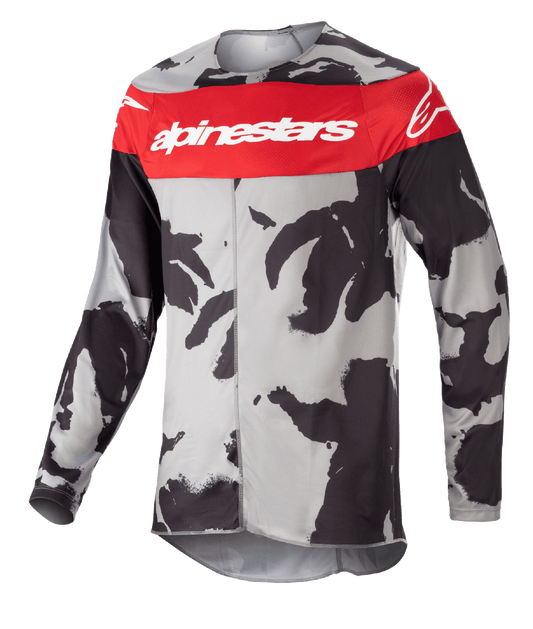Alpinestars 2023 Racer Tactical Jersey - Cast Gray Camo Mars Red