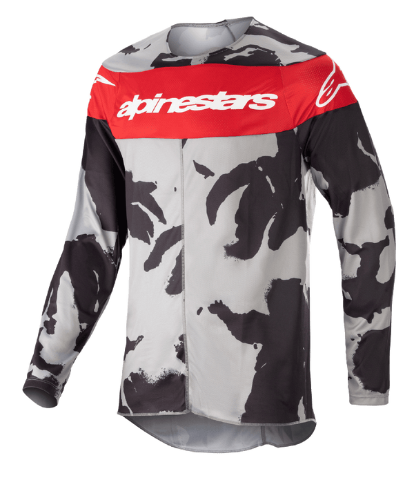 Alpinestars 2023 Racer Tactical Jersey - Cast Gray Camo Mars Red - MxProStoreParts