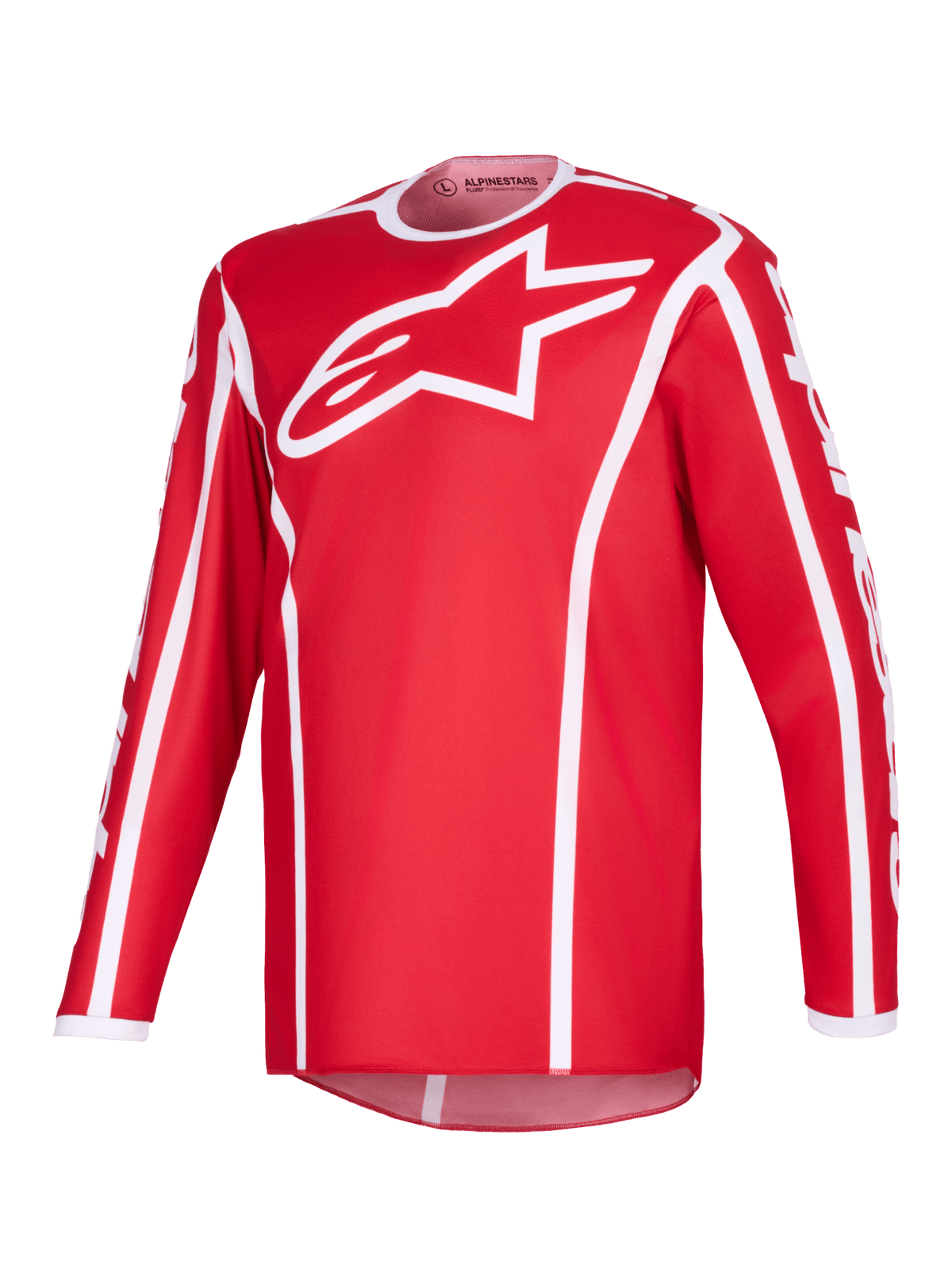 Alpinestars Camiseta Fluid Apex 2026 Rojo Blanco - MxProStoreParts