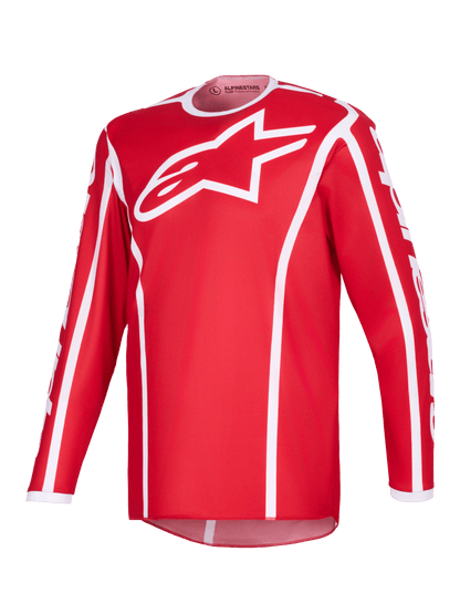 Alpinestars Camiseta Fluid Apex 2026 Rojo Blanco - MxProStoreParts
