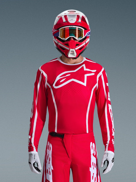 Alpinestars Fluid Apex Jersey 2026 Red White