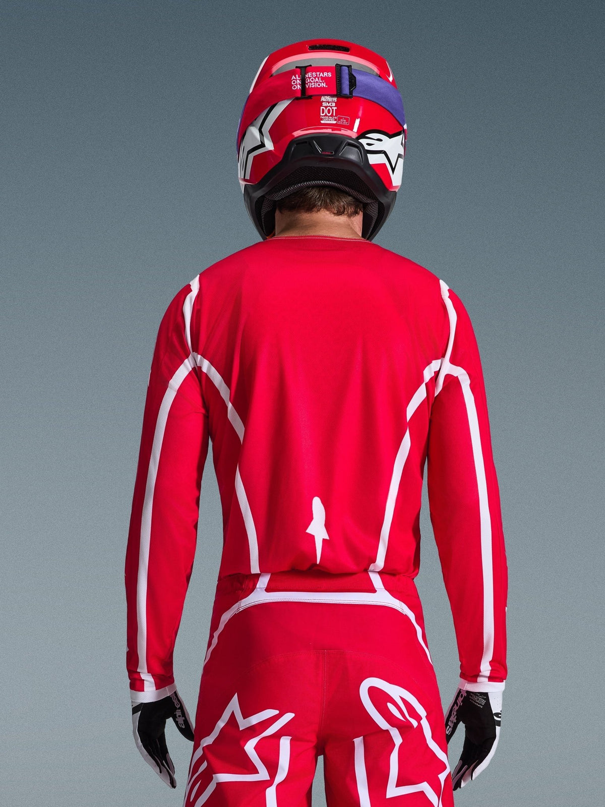Alpinestars Camiseta Fluid Apex 2026 Rojo Blanco - MxProStoreParts