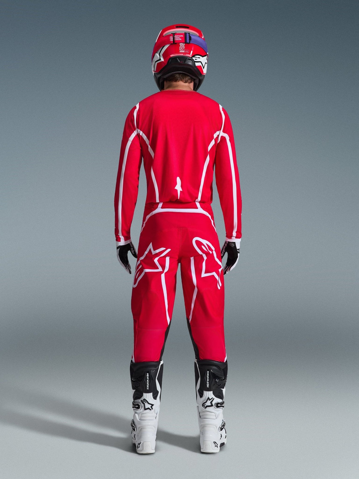 Alpinestars Camiseta Fluid Apex 2026 Rojo Blanco - MxProStoreParts