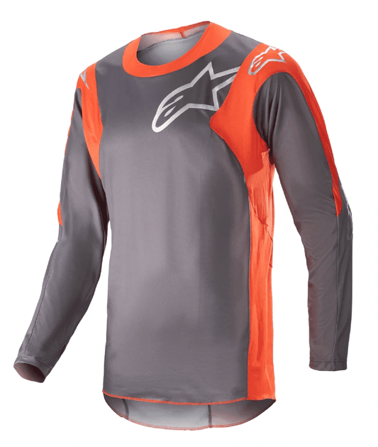 Alpinestars 2023 Racer Hoen Adult Cross Shirt Grey / Hot Orange