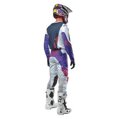 Alpinestars 2024 Racer Hoen Trikot Hellgrau Warm Orange Schwarz - MxProStoreParts