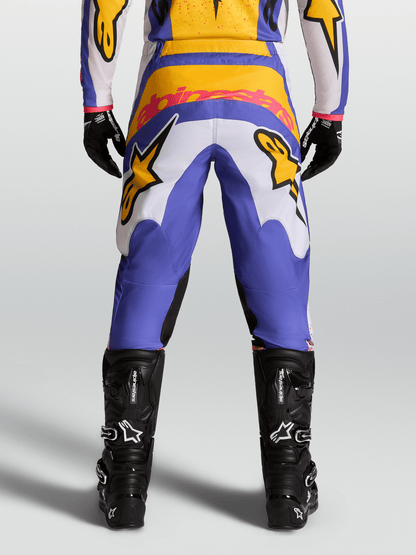 Alpinestars Fluid Drag Pantalones 2027 Morado Claro Azul Iris Dorado - MxProStoreParts
