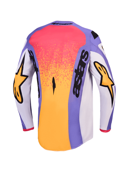 Alpinestars Maillot Fluid Drag 2027 Lilas Clair Bleu Or Iris - MxProStoreParts